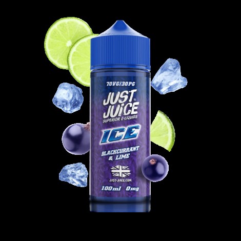 Just Juice - Blackcurrant & Lime Ice - 100ML