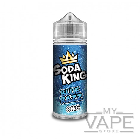 Soda King - Blue Razz - 100ml Shortfill - 0mg