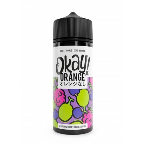 Okay Orange - Grape, Raspberry And Blackcurrant - 100ml - 0mg