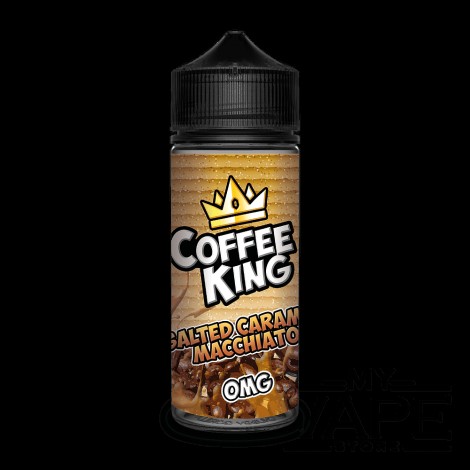 Coffee King - Salted Caramel Macchiato - 100ml Shortfill - 0mg