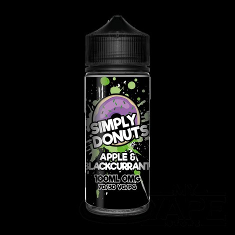 Simply Donut - Apple & Blackcurrant 100ml Shortfill - 0mg