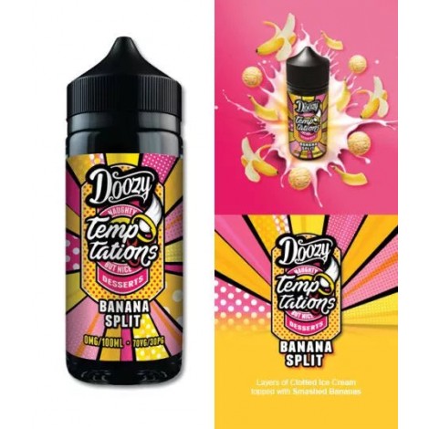 Doozy - Temptations - Banana Split - 100ml