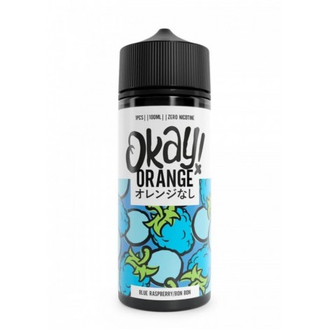 Okay Orange - Blue Raspberry Bon Bon - 100ml - 0mg